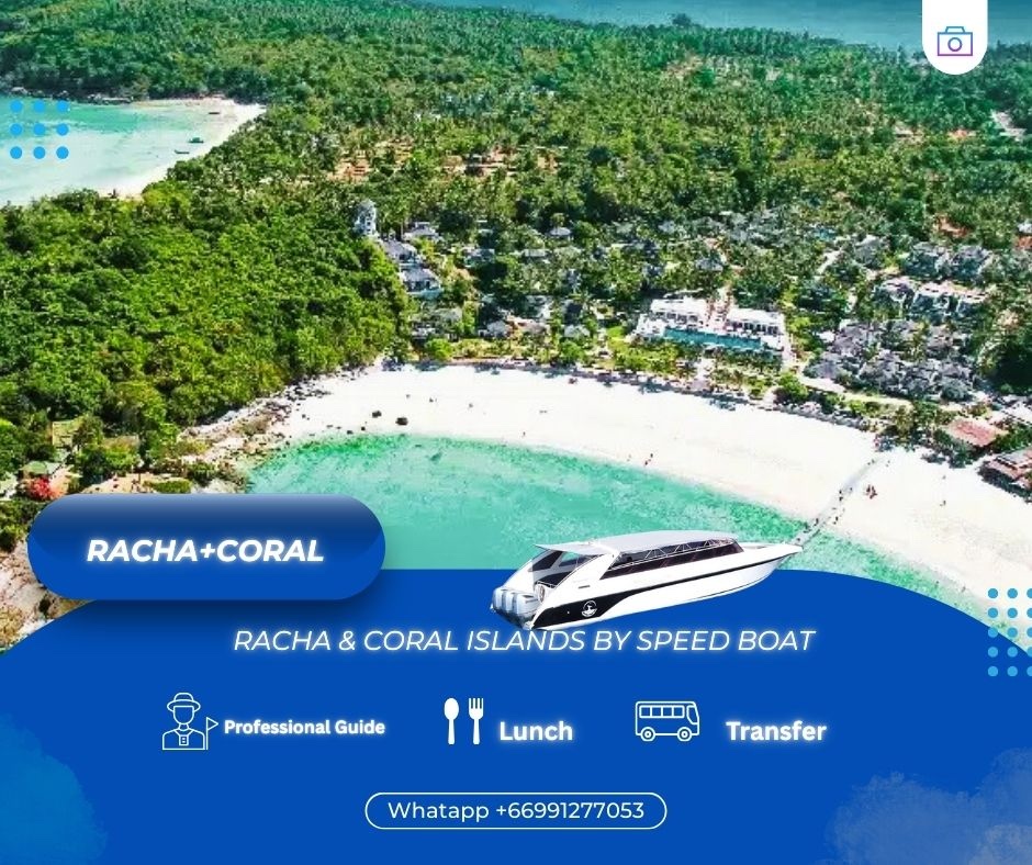 PHUKET:RAYA+CORAL ISLAND BY SPEEDBOAT