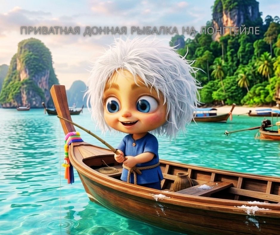 ПХУКЕТ : ПРИВАТНАЯ ДОННАЯ РЫБАЛКА НА ЛОНГТЕЙЛЕ  ( МАКСИМУМ 4 ЧЕЛОВЕКА)
