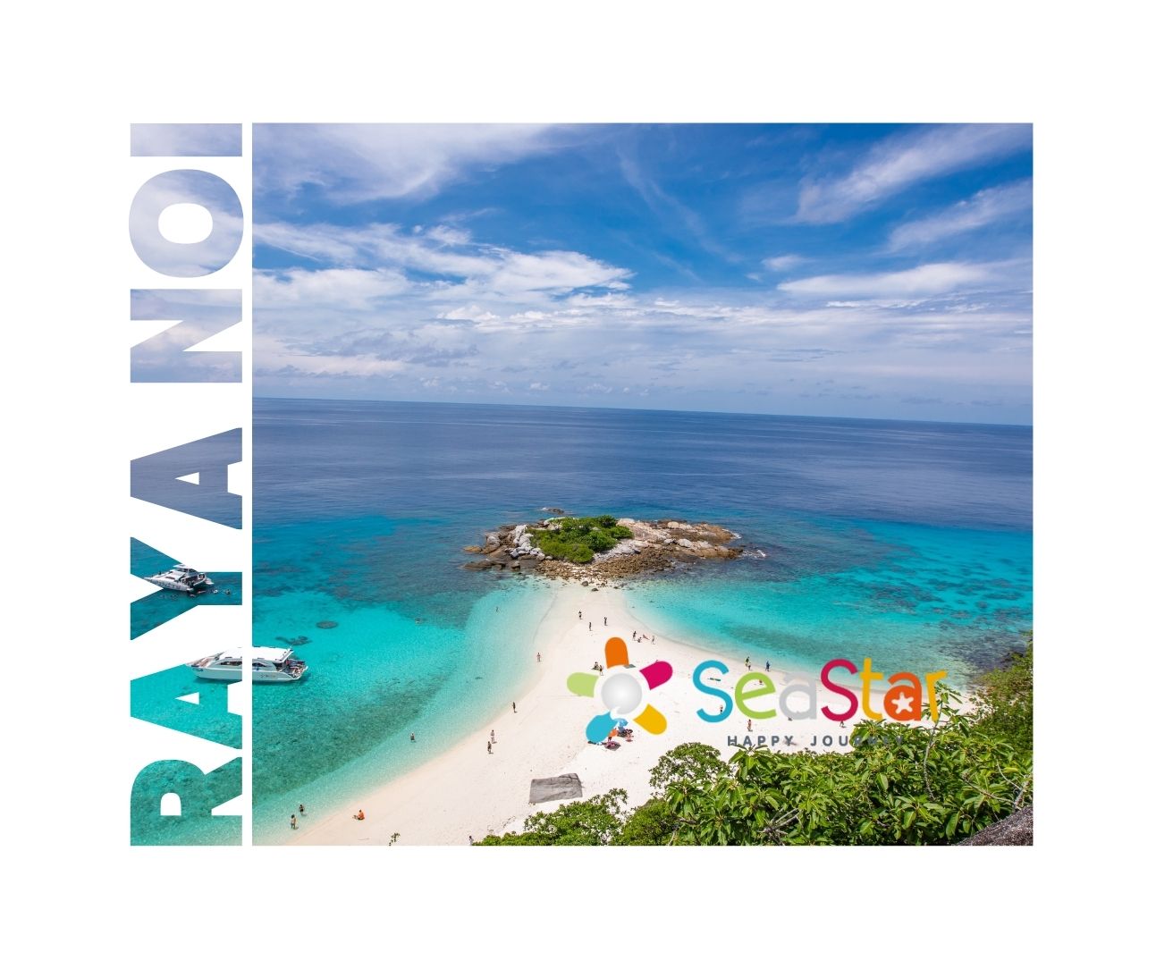 PHUKET : FULLDAY  RAYA NOI  RAYA YAI MAITON  ISLANDS SPEED CATAMARAN BOAT BY SEASTAR